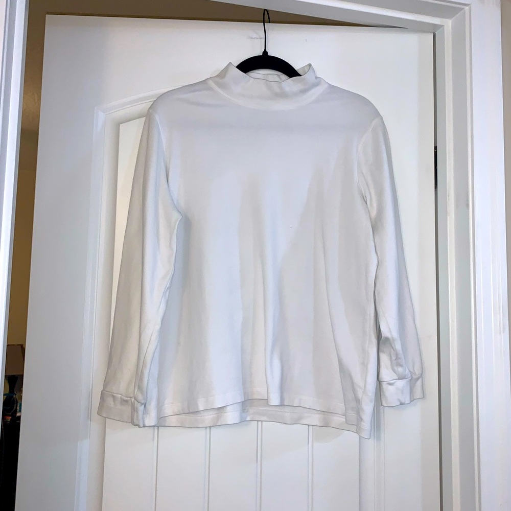LL bean XL White Turtleneck